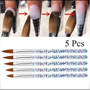 Acrylic nail brush set